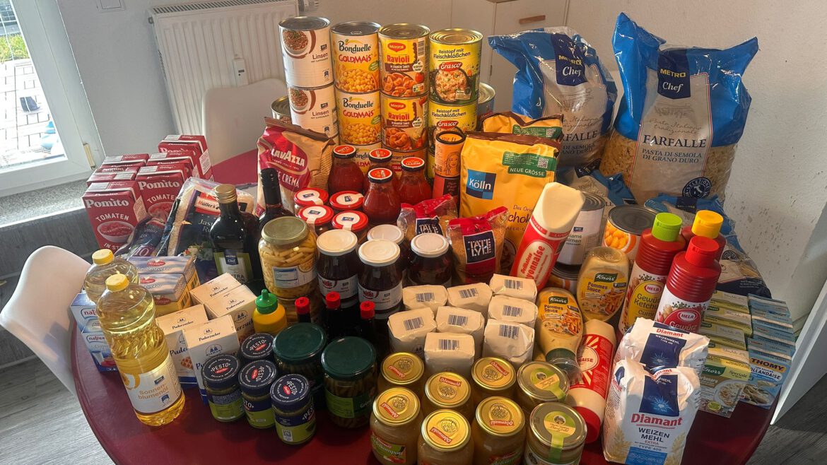 Es konnten weitere Familien ihren „Trockenvorrat“ auffüllen