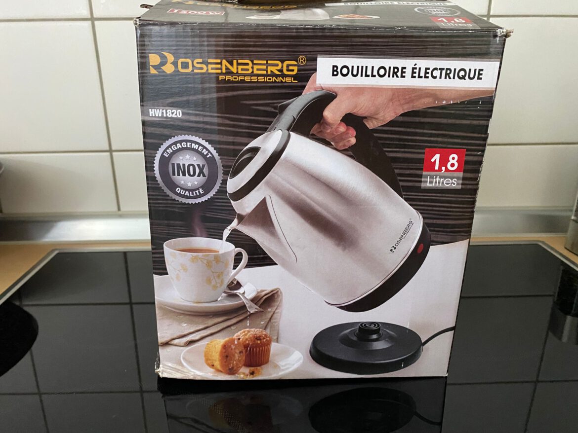 Neuer Wasserkocher für die Familie von Leonie