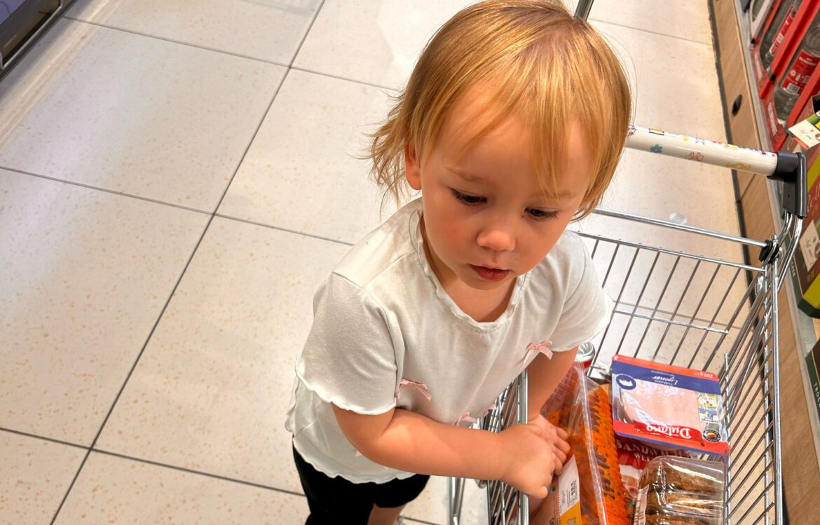 Danila war mit einkaufen