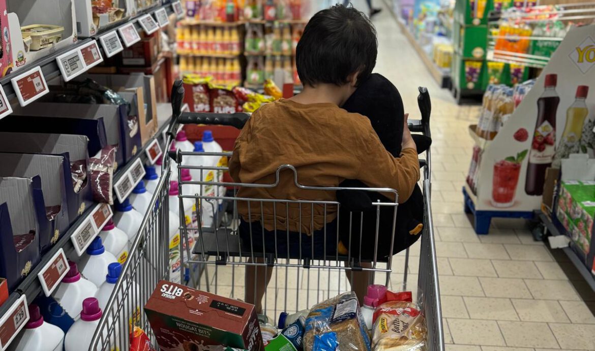 Lebensmittel für eine Familie mit 5 Kindern