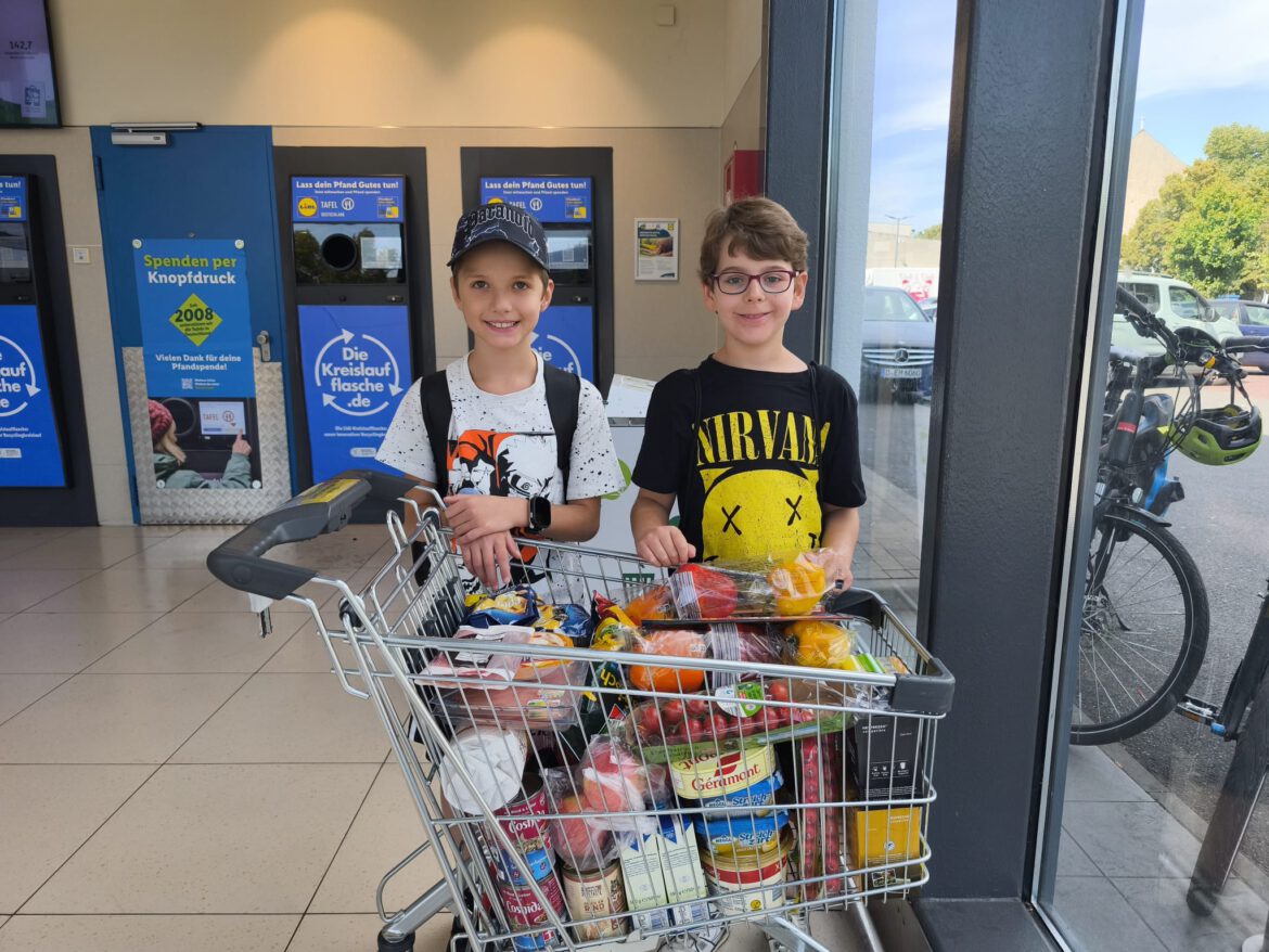 Auch hier konnten wir mit einem Lebensmittel-Gutschein helfen