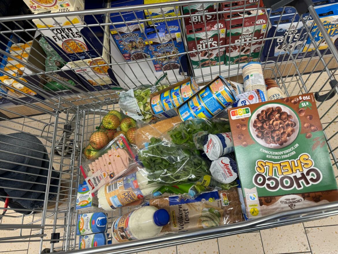 Lebensmittel für 5 Kinder