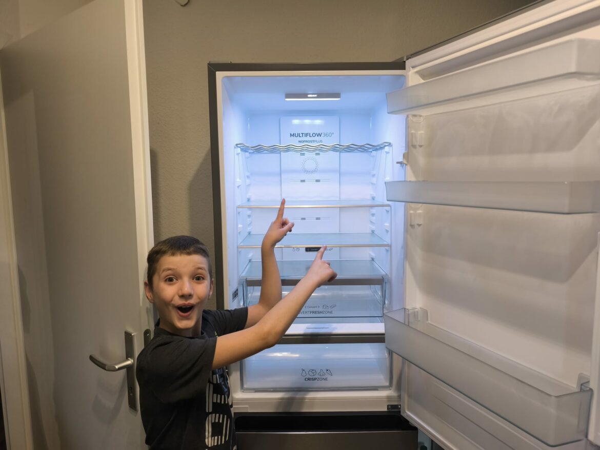 Eine Wasserlache in der Küche…