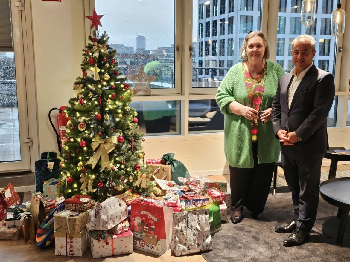 Die ersten Geschenke konnte ich abholen