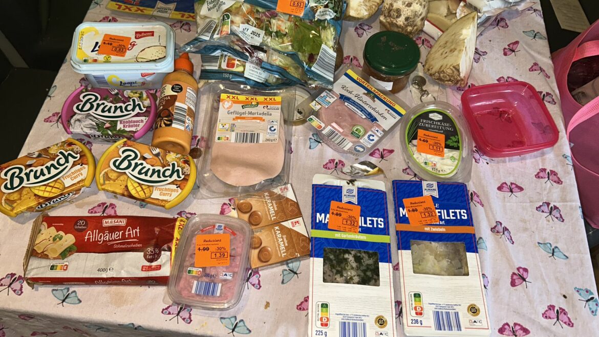 Hier half ein Lebensmittel-Gutschein