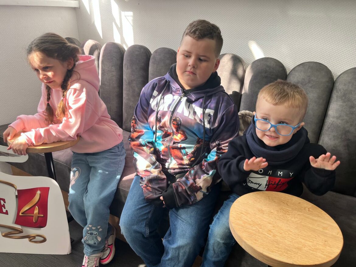 Malik, Malia + Mika hatten großen Spaß