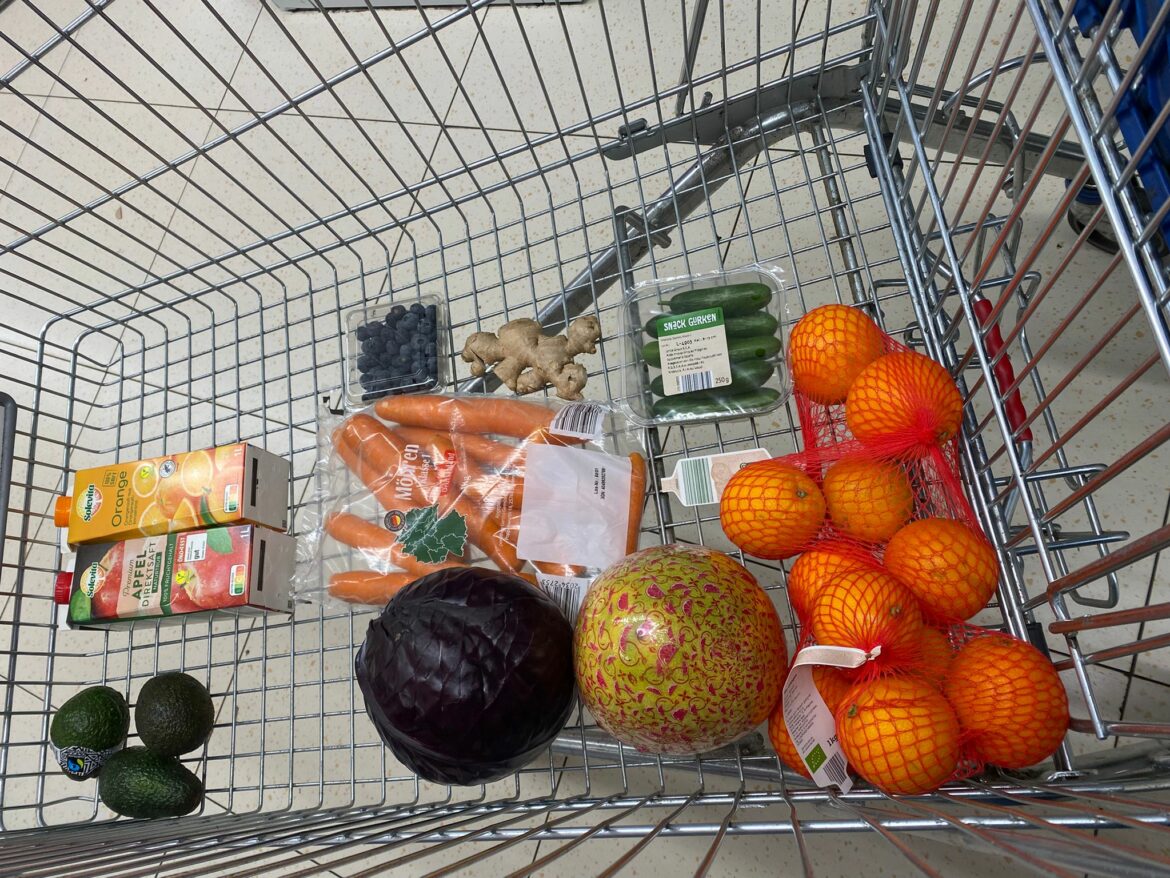 Ein kleiner Obst- u. Gemüse-Einkauf zwischendurch
