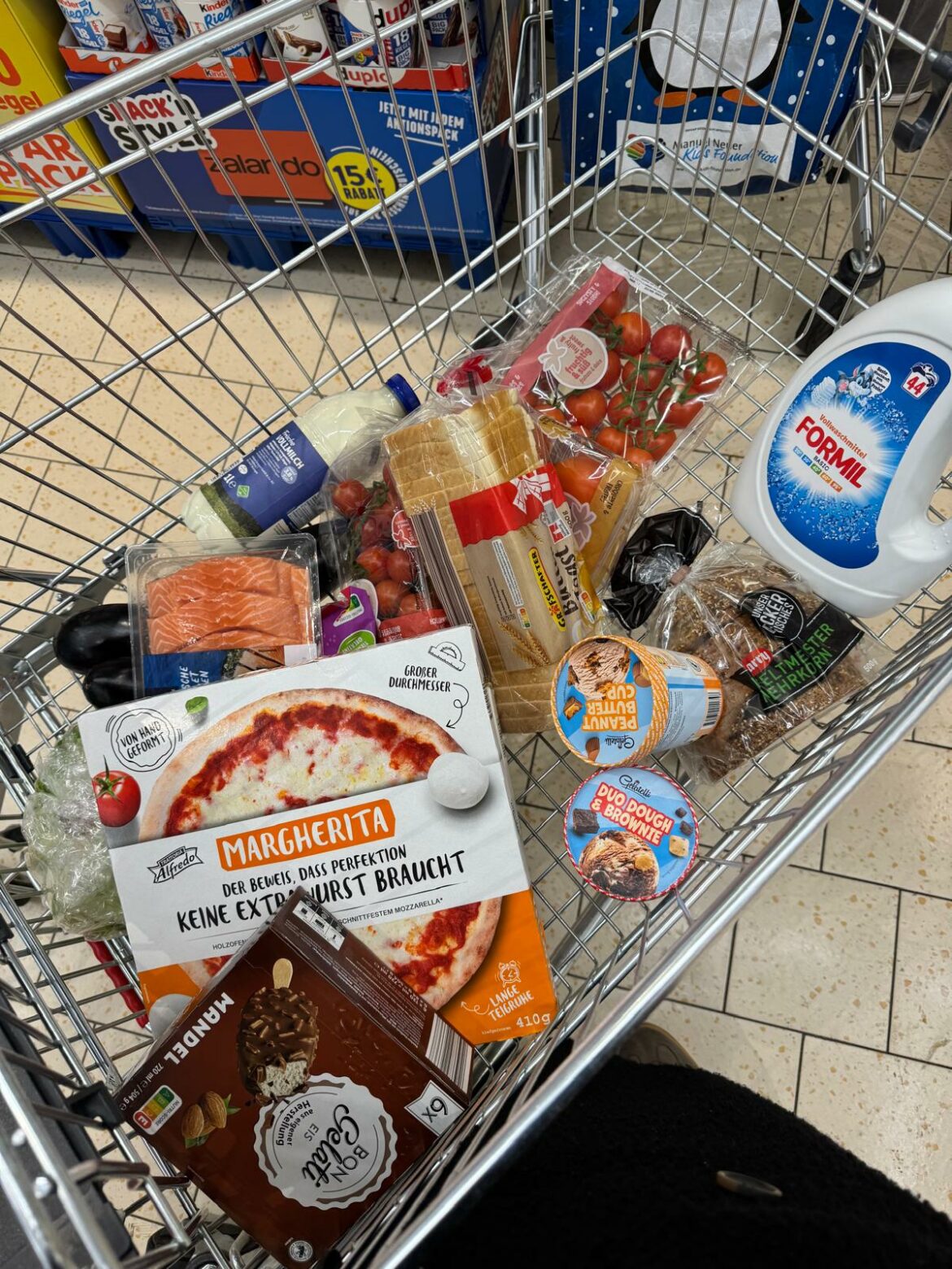 Lebensmittel-Gutschein für eine Mutter von 5 Kindern