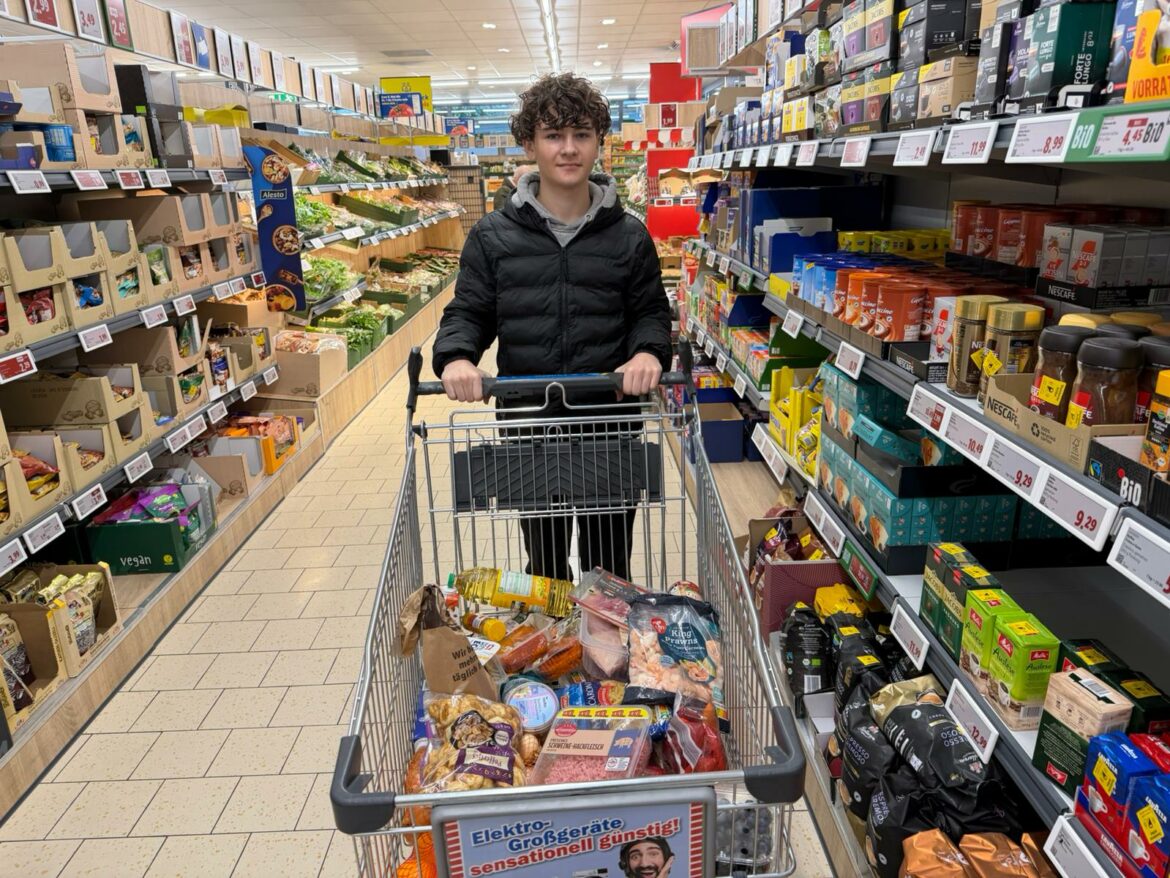 Hier konnten wir auch mit einem Lebensmittel-Gutschein helfen