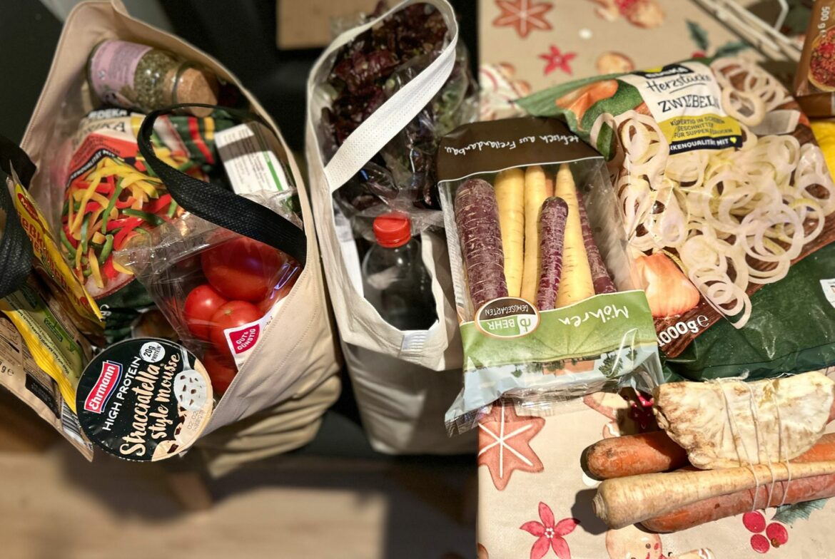 Das ist aus dem Einkauf mit dem Lebensmittel-Gutschein geworden