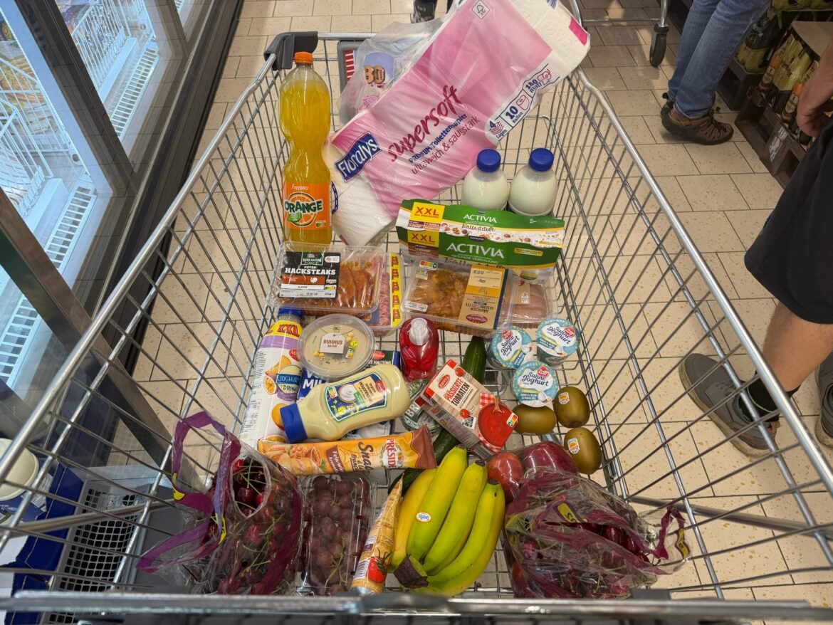 Hier half ein Lebensmittel-Gutschein