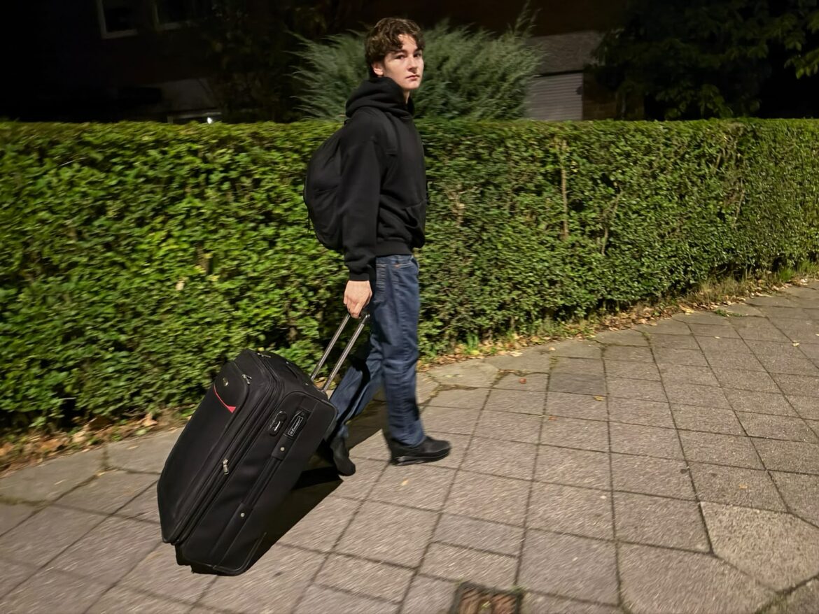 Kevin dankt unserer Klassenfahrt-Patin